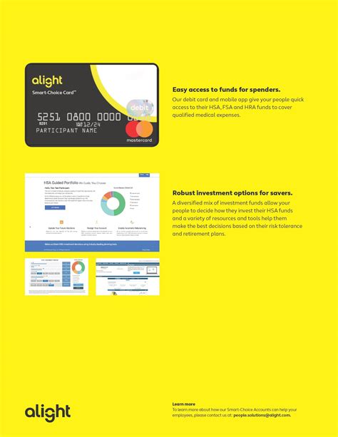 what is a smart choice card|alight smart choice card account.